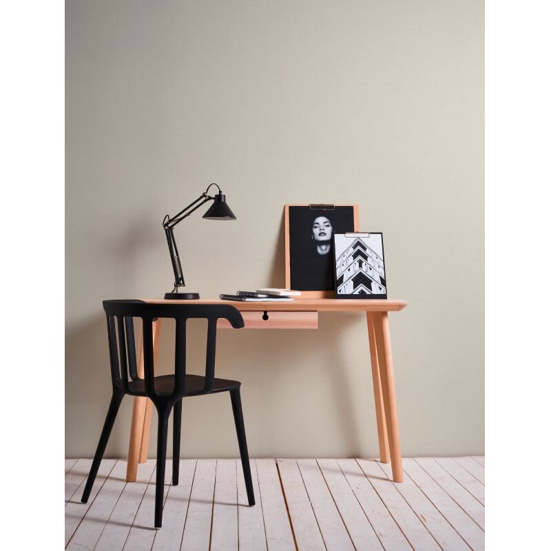 306881 Tapete Beige Creme Weiß Struktur Uni Vliestapete AS Creation