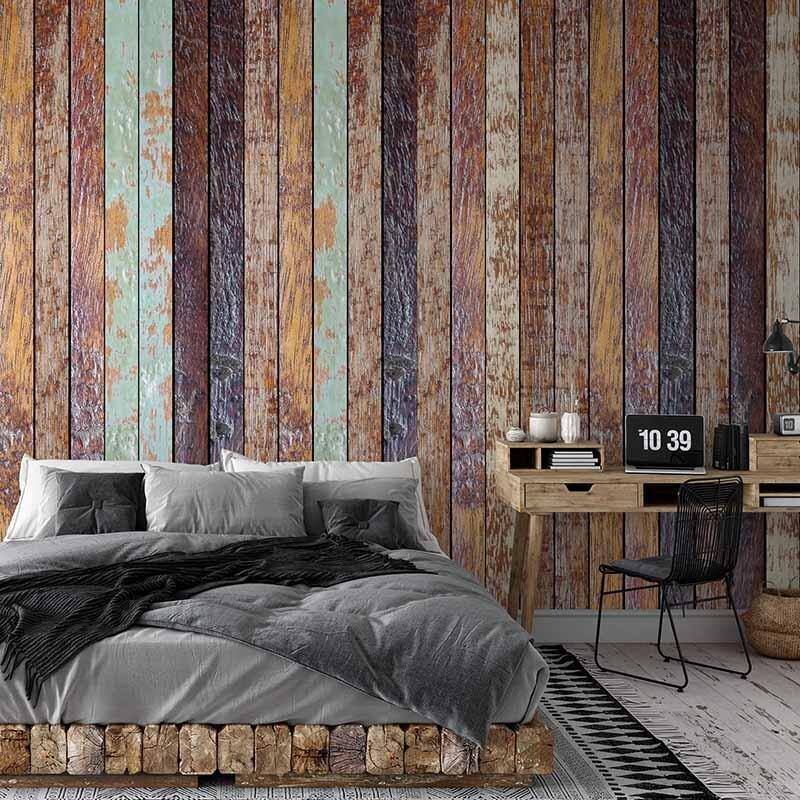 Digitaldruck-Tapete Vintage Wooden Wall livingwalls (DD118976)