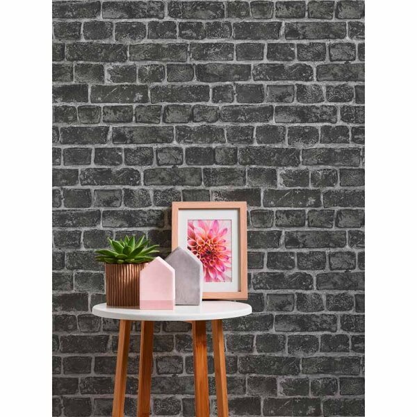 Tapete Schwarz, Anthrazit AS-Creation Vliestapete (306822)