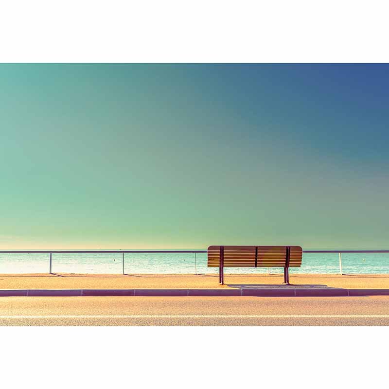 Digitaldruck-Tapete Bench and Sea livingwalls (DD118957)
