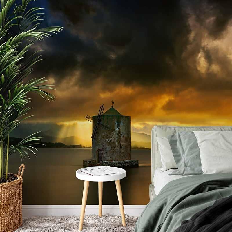 Digitaldruck-Tapete Old Windmill livingwalls (DD118954)