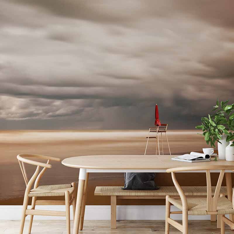 Digitaldruck-Tapete Chair at the Beach livingwalls (DD118950)