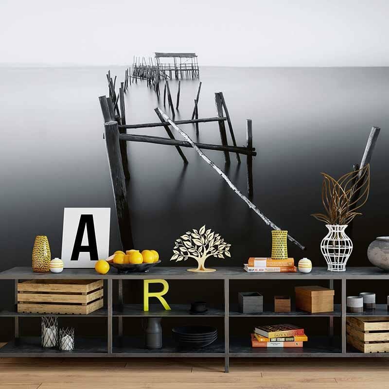 Digitaldruck-Tapete Old Pier In Portugal livingwalls (DD118927)