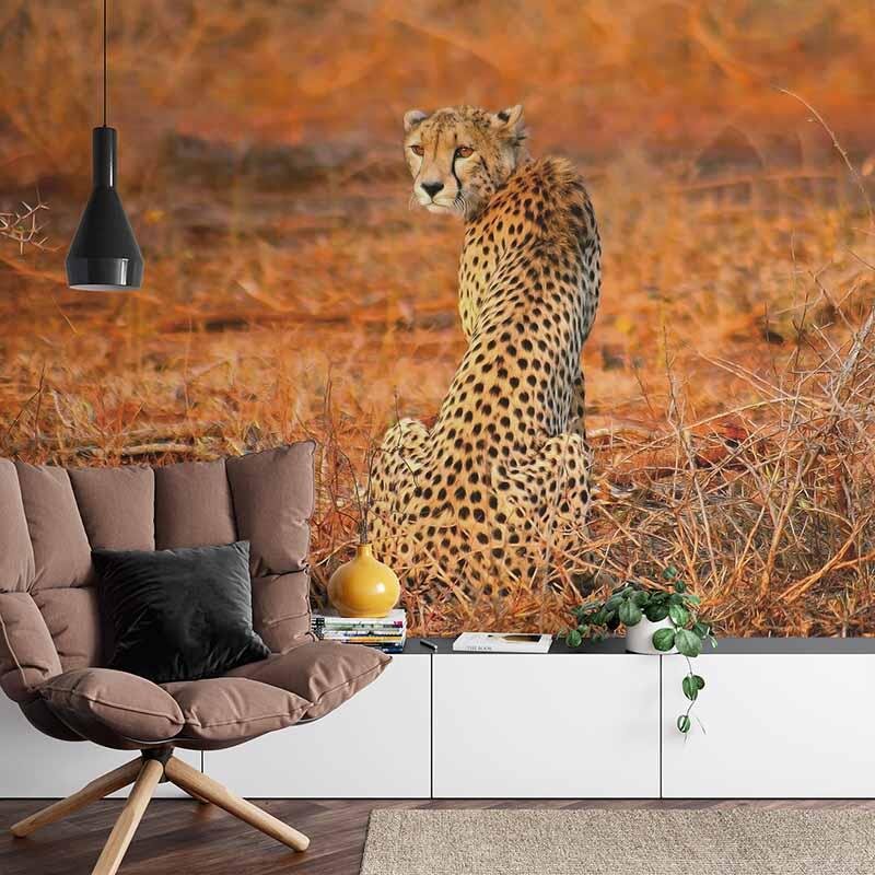 Digitaldruck-Tapete Leopard Safari livingwalls (DD118918)