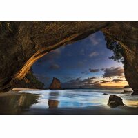 Digitaldruck-Tapete Cathedral Cove in New Zealand...