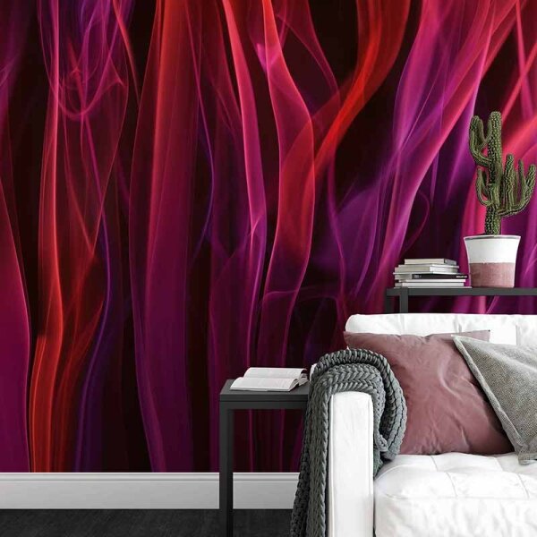 Digitaldruck-Tapete Red Smoke livingwalls (DD118904)