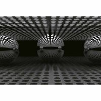 Digitaldruck-Tapete 3D Sphere Silver livingwalls (DD118903)