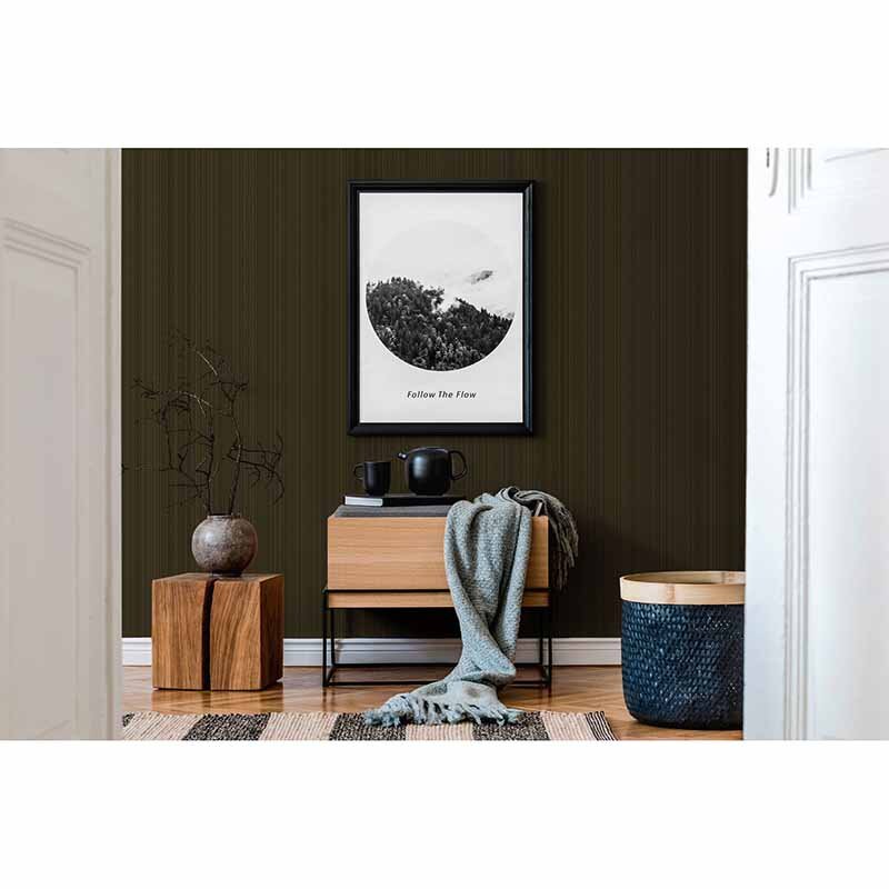 Tapete Schwarz, Anthrazit, Gold, Kupfer VERSACE Satintapete (935254)