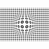 Digitaldruck-Tapete Dots Black and White livingwalls...