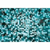 Digitaldruck-Tapete 3D Squares Blue livingwalls (DD118887)