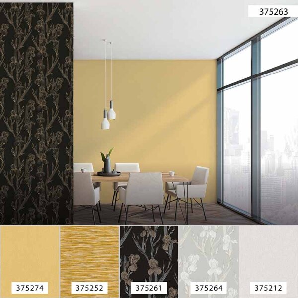 Tapete Schwarz, Anthrazit Daniel Hechter Vliestapete (375263)