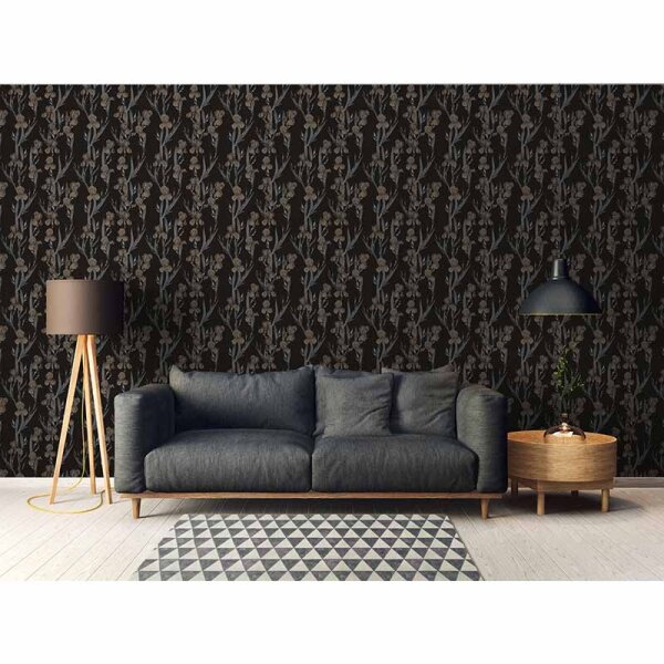 Tapete Braun, Schwarz, Anthrazit Daniel Hechter Vliestapete (375261)