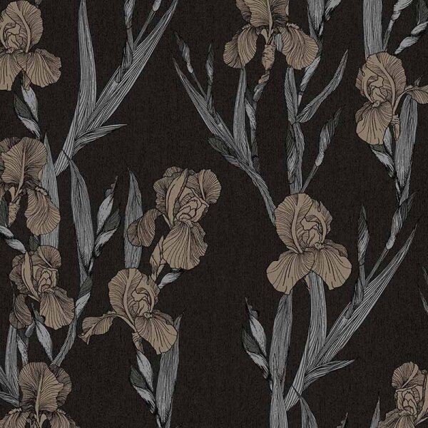 Tapete Braun, Schwarz, Anthrazit Daniel Hechter Vliestapete (375261)