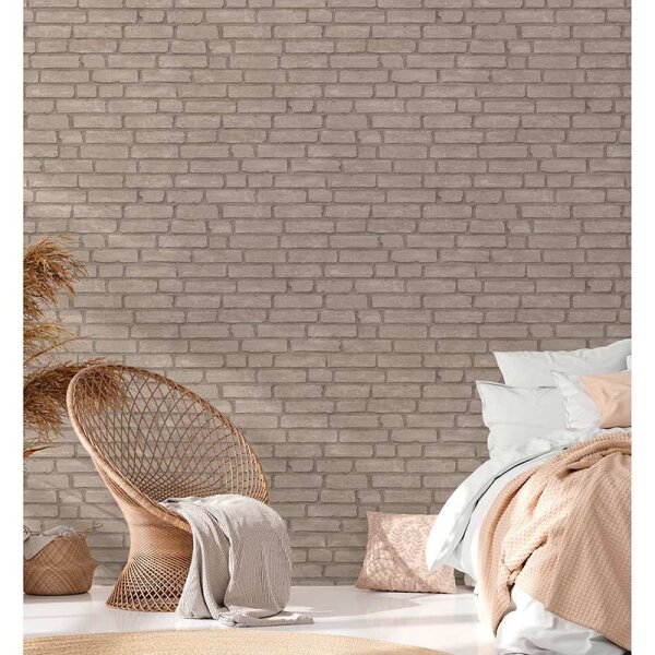 Tapete Beige, Creme, Braun AS-Creation Vliestapete (377473)