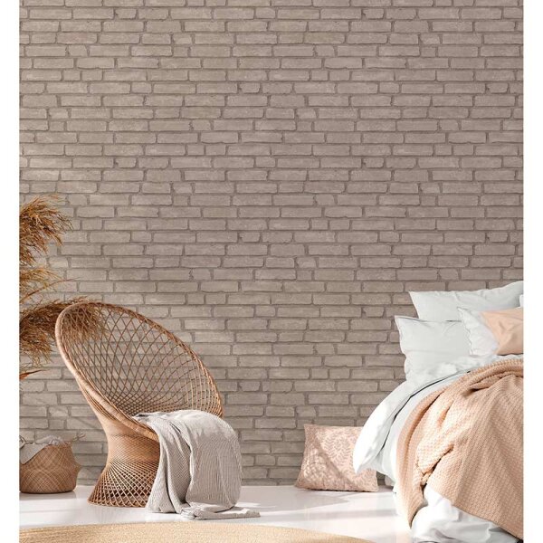 Tapete Beige, Creme, Braun AS-Creation Vliestapete (377473)