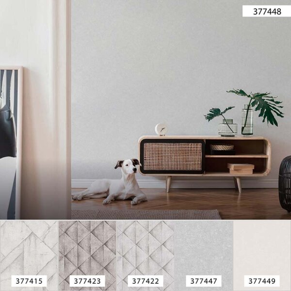 Tapete Grau, Silber livingwalls Vliestapete (377448)