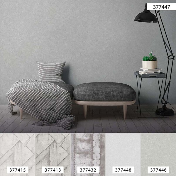 Tapete Grau, Silber livingwalls Vliestapete (377447)