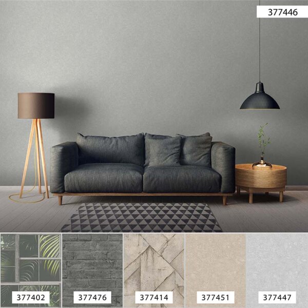 Tapete Grau, Silber livingwalls Vliestapete (377446)