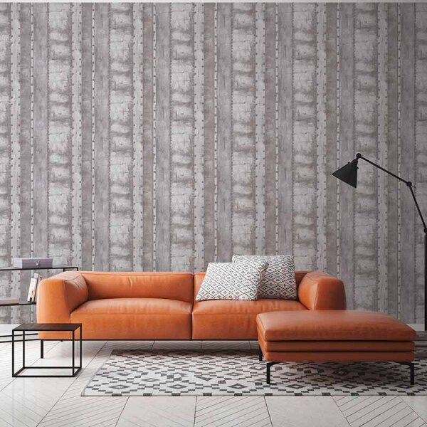 Tapete Grau, Silber livingwalls Vliestapete (377432)