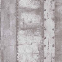 Tapete Grau, Silber livingwalls Vliestapete (377432)