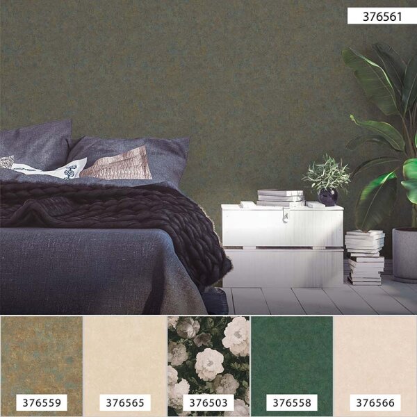 Tapete Braun, Grau, Silber AS-Creation Vliestapete (376561)