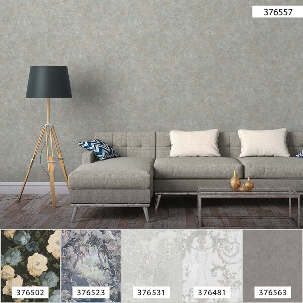 Tapete Blau, Braun AS-Creation Vliestapete (376557)