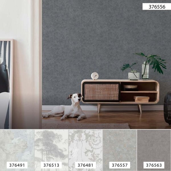 Tapete Grau, Silber AS-Creation Vliestapete (376556)