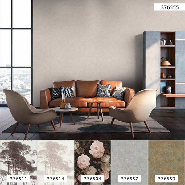 Tapete Grau, Silber AS-Creation Vliestapete (376555)