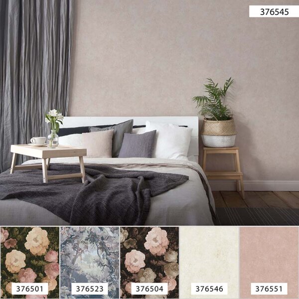 Tapete Pastellfarben, Rosa, Rose AS-Creation Vliestapete (376545)