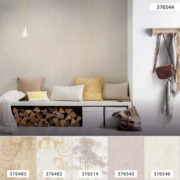 Tapete Beige, Creme AS-Creation Vliestapete (376544)