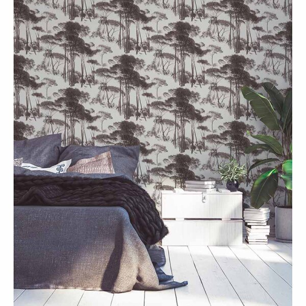 Tapete Braun, Weiß AS-Creation Vliestapete (376511)