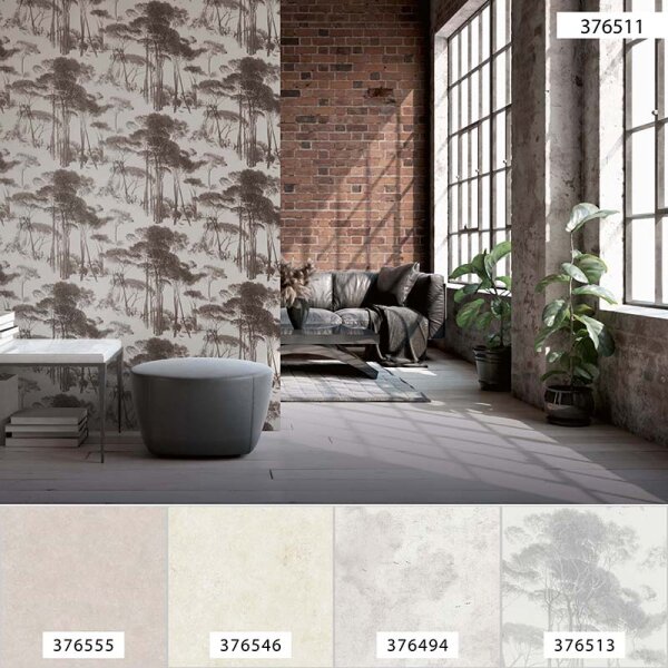 Tapete Braun, Weiß AS-Creation Vliestapete (376511)