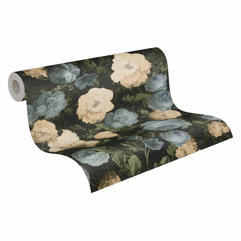 Tapete Beige, Creme, Blau AS-Creation Vliestapete (376502)