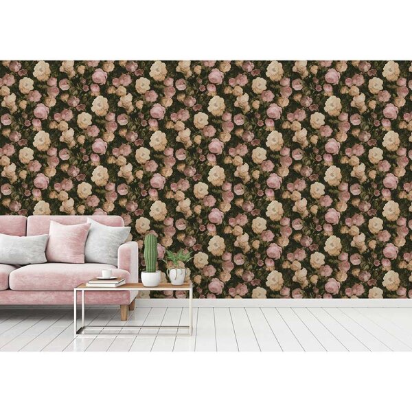 Tapete Beige, Creme, Rosa, Rose AS-Creation Vliestapete (376501)