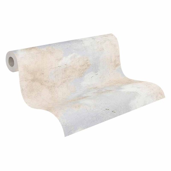 Tapete Beige, Creme, Grau, Silber AS-Creation Vliestapete (376492)