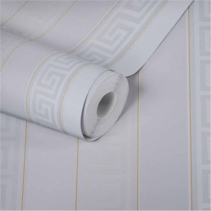 Tapete Grau, Silber, Gold, Kupfer VERSACE Satintapete (935245)