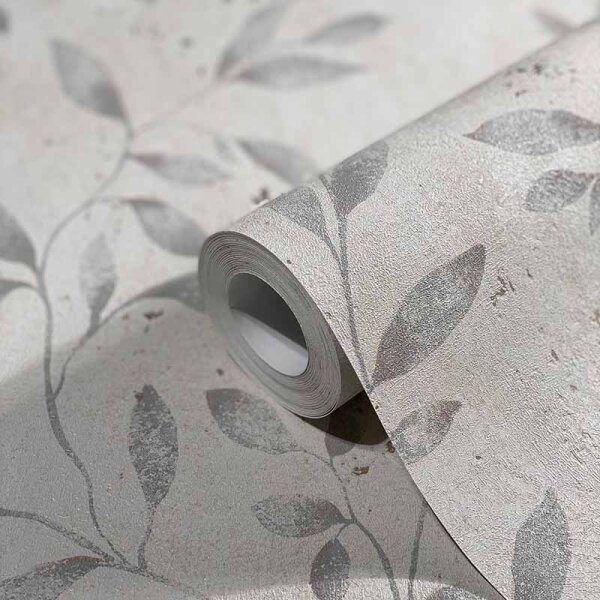 Tapete Beige, Creme, Grau, Silber Marburg Vliestapete (32633)