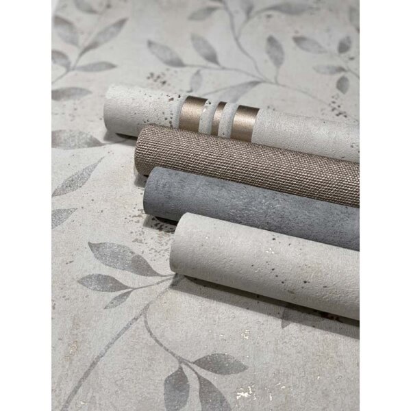 Tapete Beige, Creme, Grau, Silber Marburg Vliestapete (32633)