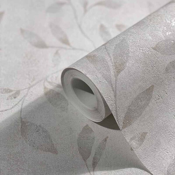 Tapete Grau, Silber, Weiß Marburg Vliestapete (32632)