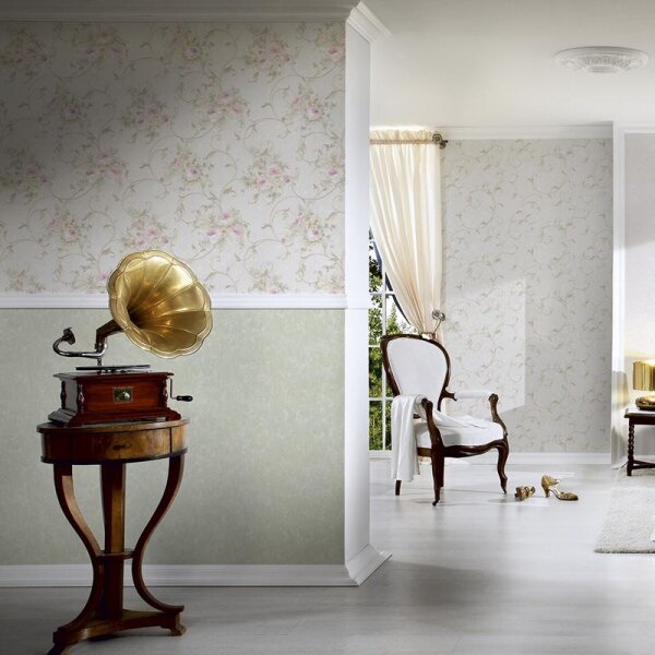 Tapete Beige, Creme, Rosa, Rose AS-Creation Vliestapete (304202)