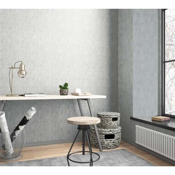 Tapete Grau, Silber Marburg Vliestapete (32610)