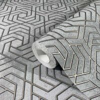 Tapete Grau, Silber Marburg Vliestapete (32610)