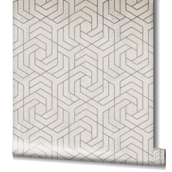 Tapete Beige, Creme, Grau, Silber Marburg Vliestapete (32608)