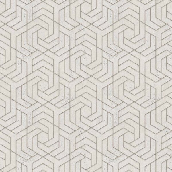 Tapete Beige, Creme, Grau, Silber Marburg Vliestapete (32608)