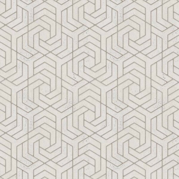 Tapete Beige, Creme, Grau, Silber Marburg Vliestapete (32608)