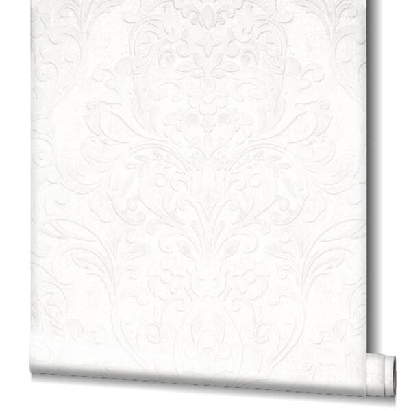 Tapete Grau, Silber, Weiß Marburg Vliestapete (32601)