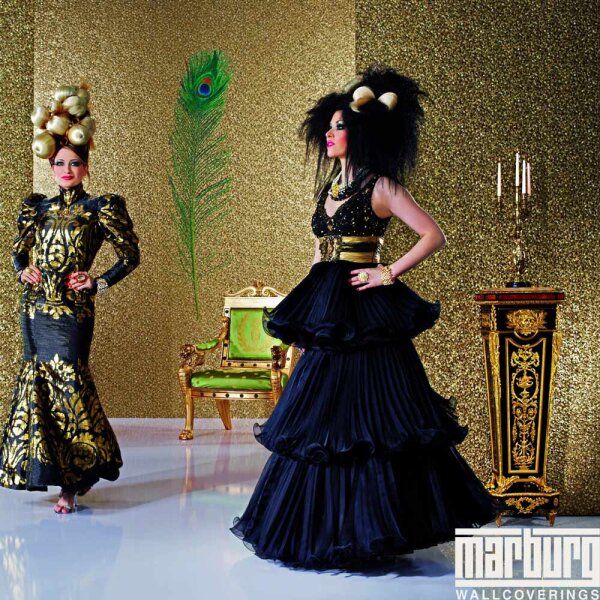 Tapete Grün Harald Glööckler Vliestapete (52726)