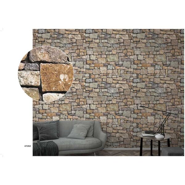 Digitaldruck-Tapete Stone Chic Marburg (47262)