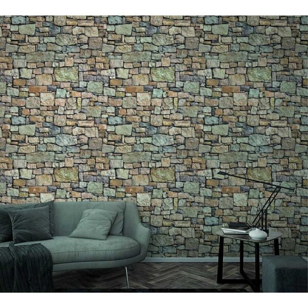 Digitaldruck-Tapete Stone Chic Marburg (47262)