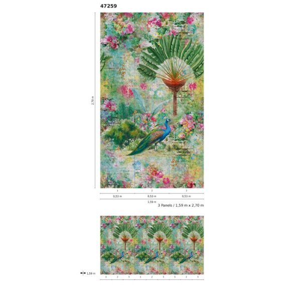 Digitaldruck-Tapete Tropical Vibes Marburg (47259)